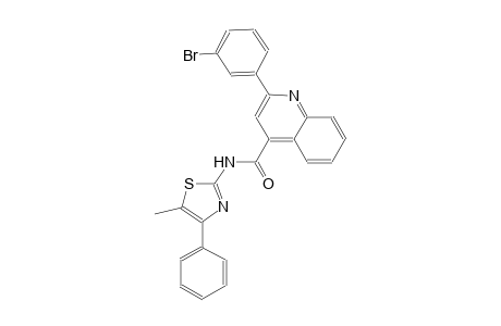 2-(3-bromophenyl)-N-(5-methyl-4-phenyl-1,3-thiazol-2-yl)-4-quinolinecarboxamide