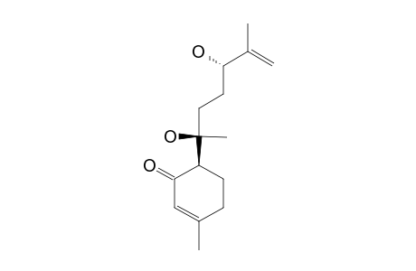 EPILIPPIDULCINE_B;(REL-6-R,1'-S,4'-R)-6-(1',4'-DIHYDROXY-1',5'-DIMETHYL-5'-HEXENYL)-3-METHYL-2-CYCLOHEXENONE