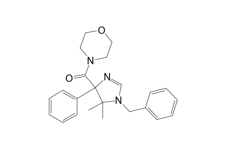 (1-Benzyl-5,5-dimethyl-4-phenyl-4,5-dihydro-1H-imidazol-4-yl)-(morpholino)methanone