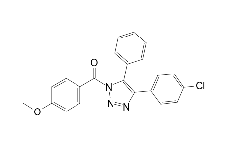 4-(4'-Chlorophenyl)-5-phenyl-1-(p-methoxybenzoyl)-1,2,3-triazole