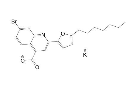 potassium 7-bromo-2-(5-heptyl-2-furyl)-4-quinolinecarboxylate