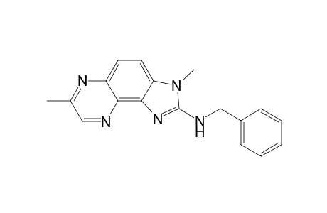 3,7-Dimethyl-N-(phenylmethyl)-2-imidazo[4,5-f]quinoxalinamine