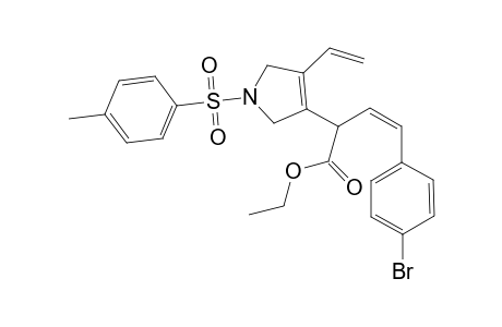 (Z)-ethyl 4-(4-bromophenyl)-2-(1-tosyl-4-vinyl-2,5-dihydro-1H-pyrrol-3-yl)but-3-enoate