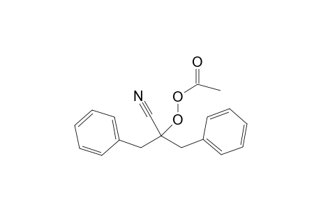 Ethaneperoxoic acid, 1-cyano-2-phenyl-1-(phenylmethyl)ethyl ester