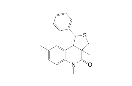 3a,5,8-trimethyl-1-phenyl-1,3,3a,9b-tetrahydrothieno[3,4-c]quinolin-4(5H)-one