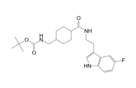 carbamic acid, [[4-[[[2-(5-fluoro-1H-indol-3-yl)ethyl]amino]carbonyl]cyclohexyl]methyl]-, 1,1-dimethylethyl ester