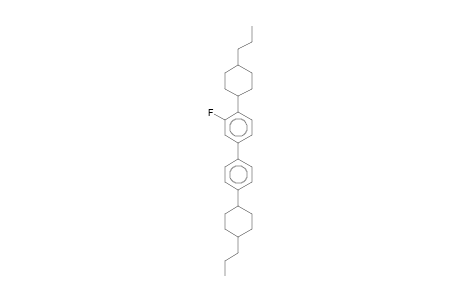 3-Fluoro-4,4'-bis(4-propylcyclohexyl)-1,1'-biphenyl