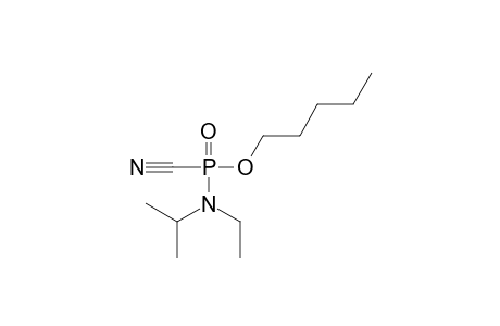 O-pentyl N-ethyl N-isopropyl phosphoramidocyanidate
