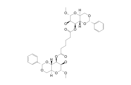 BIS-(METHYL-4,6-O-BENZYLIDENE-3-DEOXY-ALPHA-D-MANNOPYRANOSIDE-3-YL)-HEXANEDIOATE