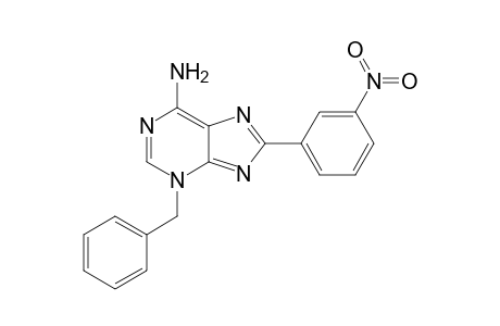 3-Benzyl-8-(3-nitrophenyl)adenine