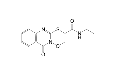 N-ethyl-2-[(3-methoxy-4-oxo-3,4-dihydro-2-quinazolinyl)sulfanyl]acetamide