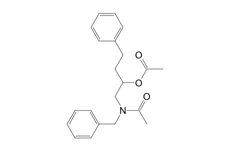 Acetamide, N-[2-(acetyloxy)-4-phenylbutyl]-N-(phenylmethyl)-