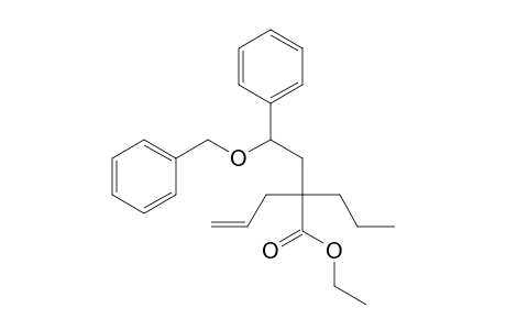 Ethyl 2-(2-benzyloxy-2-phenylethyl)-2-propylpent-4-enoate
