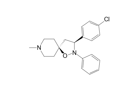 2-PHENYL-3-(4-CHLOROPHENYL)-8-METHYL-1-OXA-2,8-DIAZASPIRO-[4,5]-DECANE