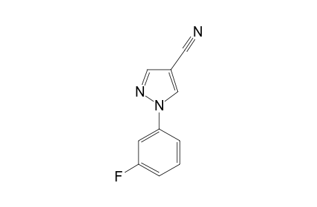 1-(3-FLUOROPHENYL)-1H-PYRAZOLE-4-CARBONITRILE