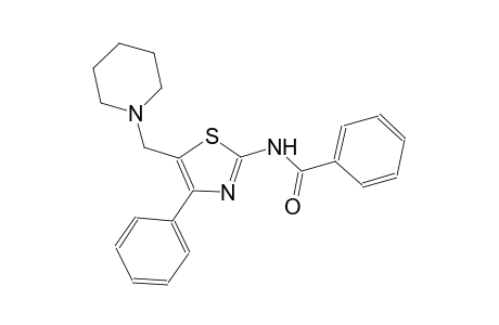 benzamide, N-[4-phenyl-5-(1-piperidinylmethyl)-2-thiazolyl]-