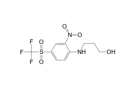 3-(2-nitro-4-triflyl-anilino)propan-1-ol