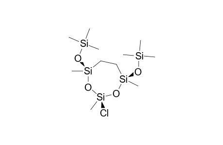 2-CHLORO-2,4,7-TRIMETHYL-4,7-BIS-(TRIMETHYLSILOXY)-1,3-DIOXA-2,4,7-TRISILACYCLOHEPTANE