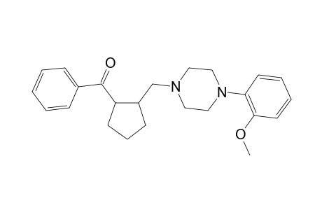 1-(2'-Benzoylcyclopent-1'-yl)methyl-4-(2'-methoxyphenyl)piperazine