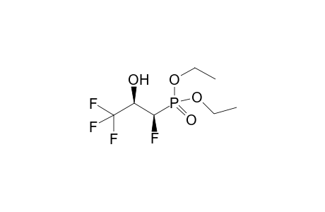 Diethyl (syn)-1,3,3,3-tetrafluoro-2-hydroxypropylphosphonate