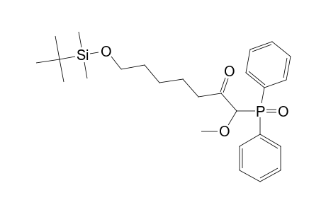 7-(TERT.-BUTYLDIMETHYLSILYLOXY)-1-DIPHENYLPHOSPHINYL-1-METHOXY-2-HEPTANONE