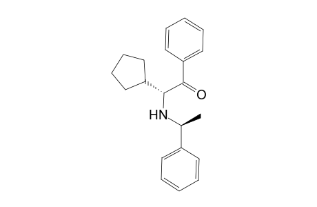 (2R)-Cyclopentyl-1-phenyl-2-[(1S)phenylethylamino]ethanone