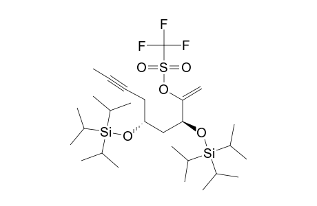TRIFLUOROMETHANESULFONIC-ACID-1-METHYLENE-2,4-BIS-(TRI-ISOPROPYLSILYL)-OXY-OCT-6-YNYLESTER