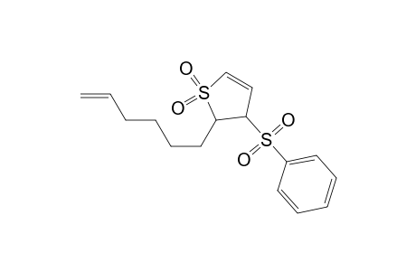 2-Hex-5-enyl-3-(phenylsulfonyl)-2,3-dihydrothiophene 1,1-dioxide