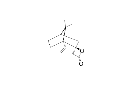 (-)-(1S,2S,4R)-1-VINYL-7,7-DIMETHYL-BICYCLO-[2.2.1]-HEPTANE-2-SPIRO-2'-(4'-OXOOXETANE)