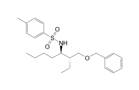 4-Methyl-N-[(3R,4R)-3-(phenylmethoxymethyl)octan-4-yl]benzenesulfonamide