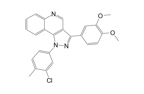 1H-pyrazolo[4,3-c]quinoline, 1-(3-chloro-4-methylphenyl)-3-(3,4-dimethoxyphenyl)-