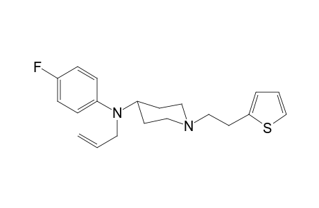 N-Allyl-N-(4-fluorophenyl)-1-[2-(thiophen-2-yl)ethyl]piperidin-4-amine