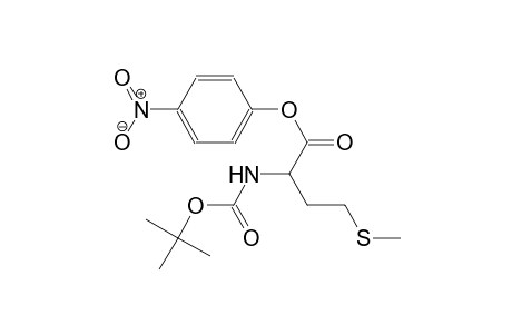 4-nitrophenyl 2-[(tert-butoxycarbonyl)amino]-4-(methylsulfanyl)butanoate