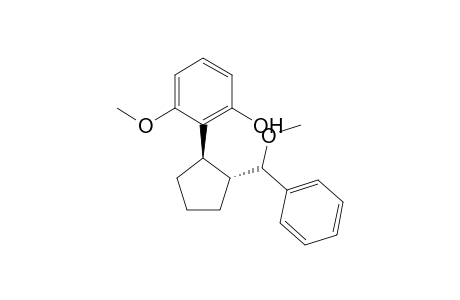 (+-)-3-Methoxy-2-{(1R*,2R*)-2-[methoxy(phenyl)methyl]cyclopentyl}phenol