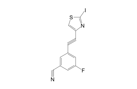 3-((2-IODOTHIAZOL)-4-ETHYNYL)-5-FLUOROBENZONITRILE