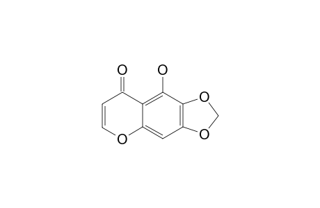 PISONIN_D;5-HYDROXY-6,7-METHYLENEDIOXYCHROMONE