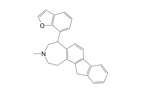 3-Methyl-5-(benzofuran-7-yl)-1,2,3,4,5,12-hexahydrofluoreno[2,1-d]azepine