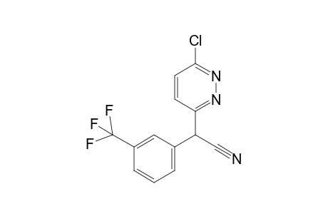 6-Chloro-3-pyridazinyl(3-trifluoromethylphenyl)acetonitrile