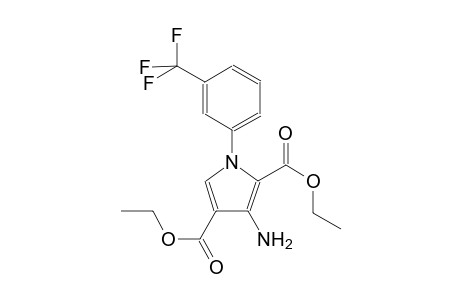 1H-pyrrole-2,4-dicarboxylic acid, 3-amino-1-[3-(trifluoromethyl)phenyl]-, diethyl ester