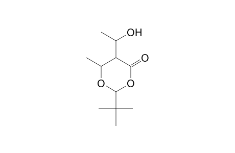 2-tert-Butyl-5-(1-hydroxyethyl)-6-methyl-1,3-dioxan-4-one