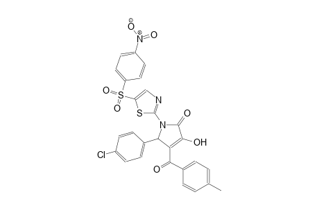 2H-pyrrol-2-one, 5-(4-chlorophenyl)-1,5-dihydro-3-hydroxy-4-(4-methylbenzoyl)-1-[5-[(4-nitrophenyl)sulfonyl]-2-thiazolyl]-