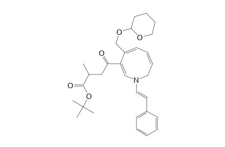 2-Methyl-4-[(3Z,5E,7E)-6-(2-oxanyloxymethyl)-1-[(E)-2-phenylethenyl]-2H-azocin-7-yl]-4-oxobutanoic acid tert-butyl ester