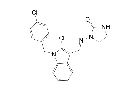2-Chloro-1-(4'-chlorobenzyl)-3-[2'-oxo-1'-(imidazolinyl)iminomethyl]indole