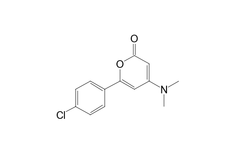 4-N,N-Dimethylamino-6-(4-chlorophenyl)-2H-pyran-2-one