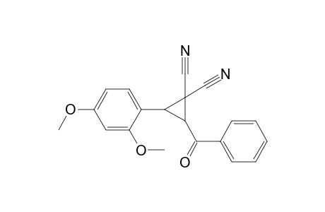 1-Benzoyl-2-[2',4'-dimethoxyphenyl]-3,3-dicyanocyclopropane
