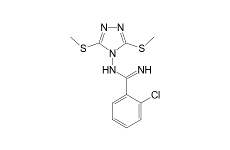 3,5-Dimethylthio-4-(2-chlorobenzamidino)-1,2,4-triazole