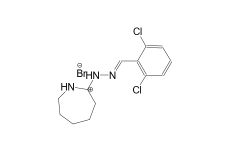(1E,2E)-1-(azepan-2-ylidene)-2-(2,6-dichlorobenzylidene)hydrazin-1-ium bromide