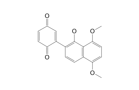 2-(1-HYDROXY-5,8-DIMETHOXYNAPHTHALEN-2-YL)-[1,4]-BENZOQUINONE