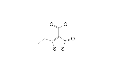 5-ETHYL-3-OXO-3H-1,2-DITHIOLE-4-CARBOXYLIC-ACID