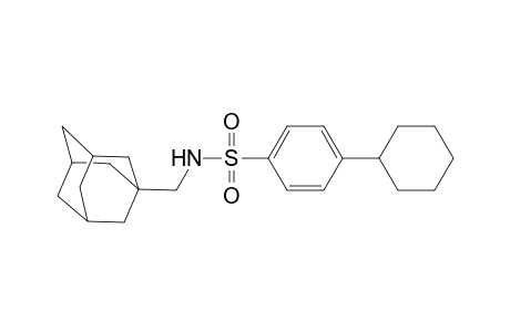 Benzenesulfonamide, N-(adamantan-1-yl)methyl-4-cyclohexyl-